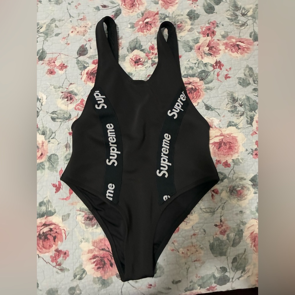 RECONSTRUCTED Supreme Women's Black Swimsuit
